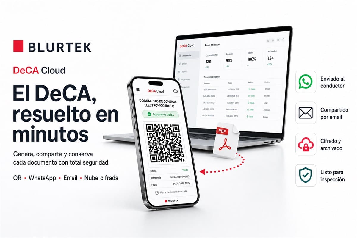 DeCA Cloud de Blurtek en ordenador y móvil